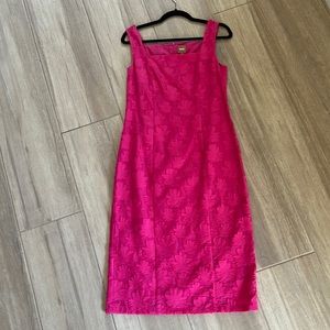 Hugo Boss Women’s Diteva Dress, Magenta Size 4